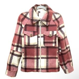 Pink plaid jacket